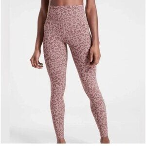 Athleta Elation Ultra High Rise Leggings Leopard Print Maeve/Pink, 1X